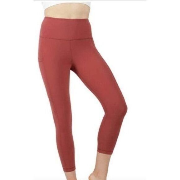 90 Degree By Reflex High Rise Ankle Length Leggings NWT size S - Picture 3 of 7